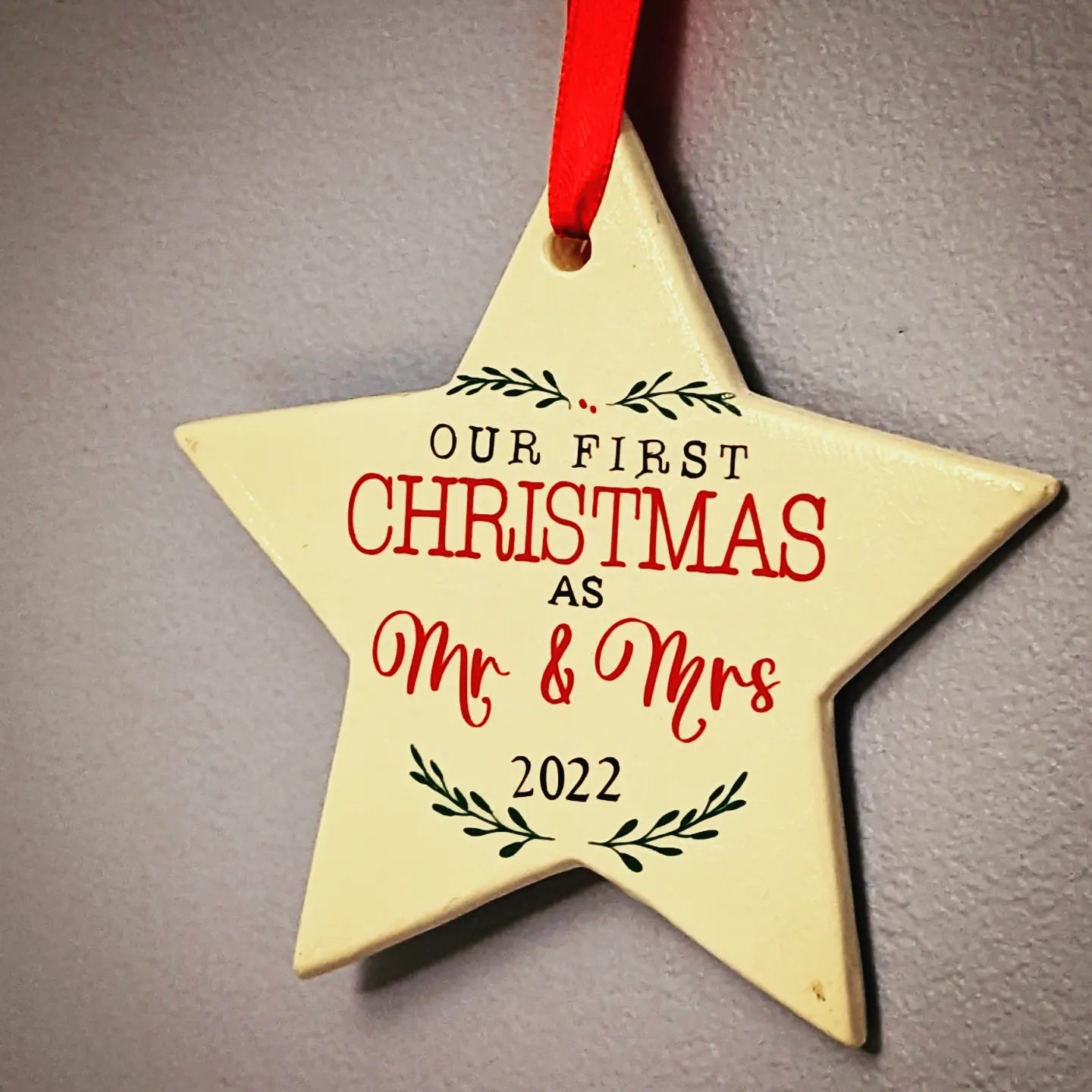First Christmas Married tree Ornament