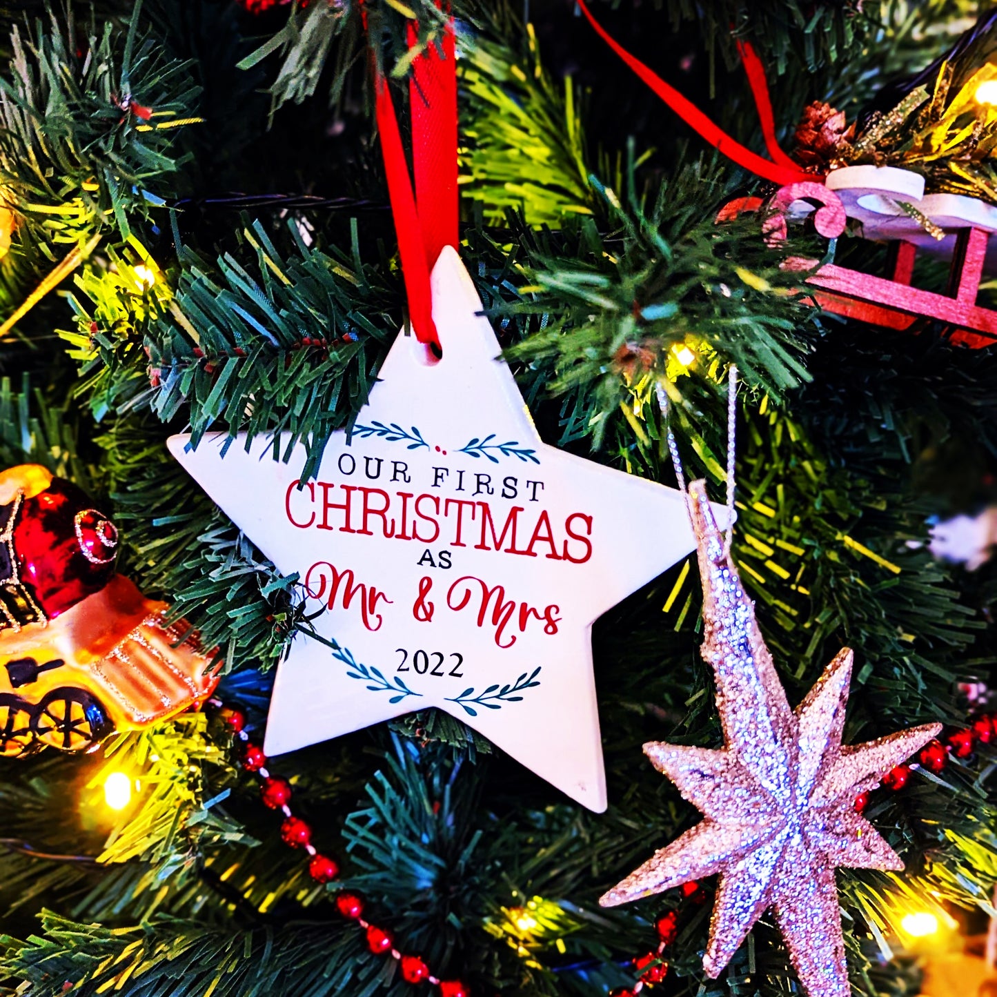 First Christmas Married tree Ornament