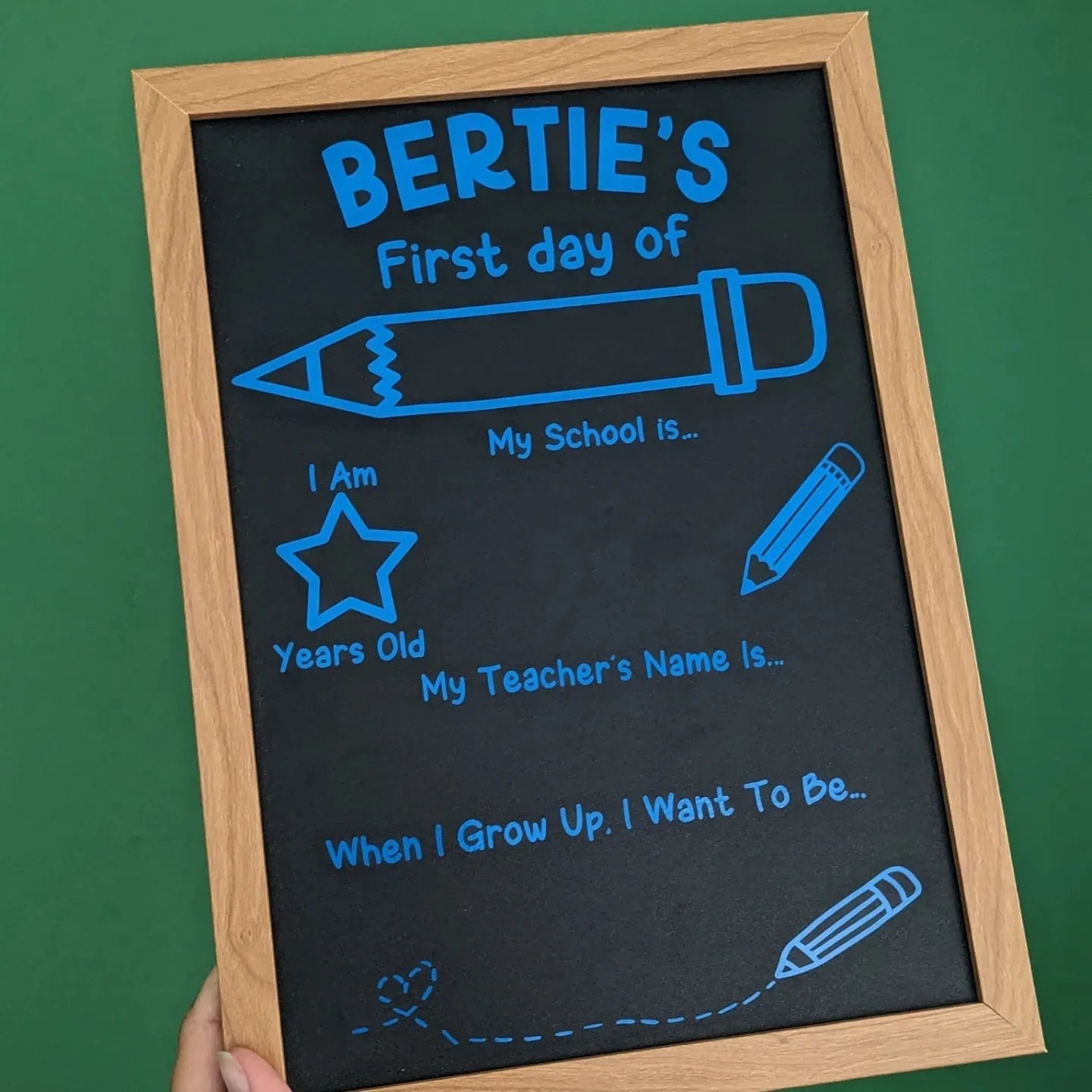 "My First Day" Chalk Board