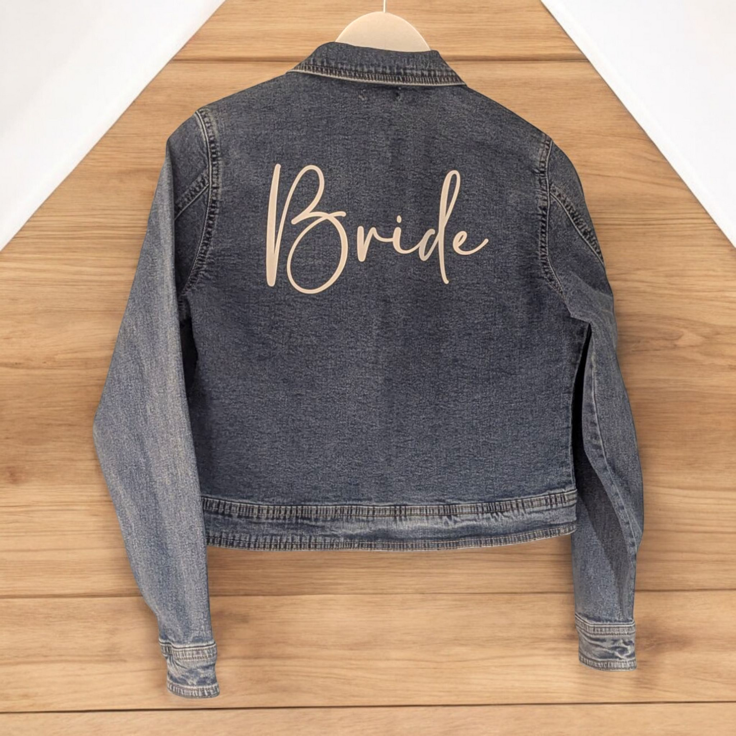 Printed "Bride" Denim Jacket