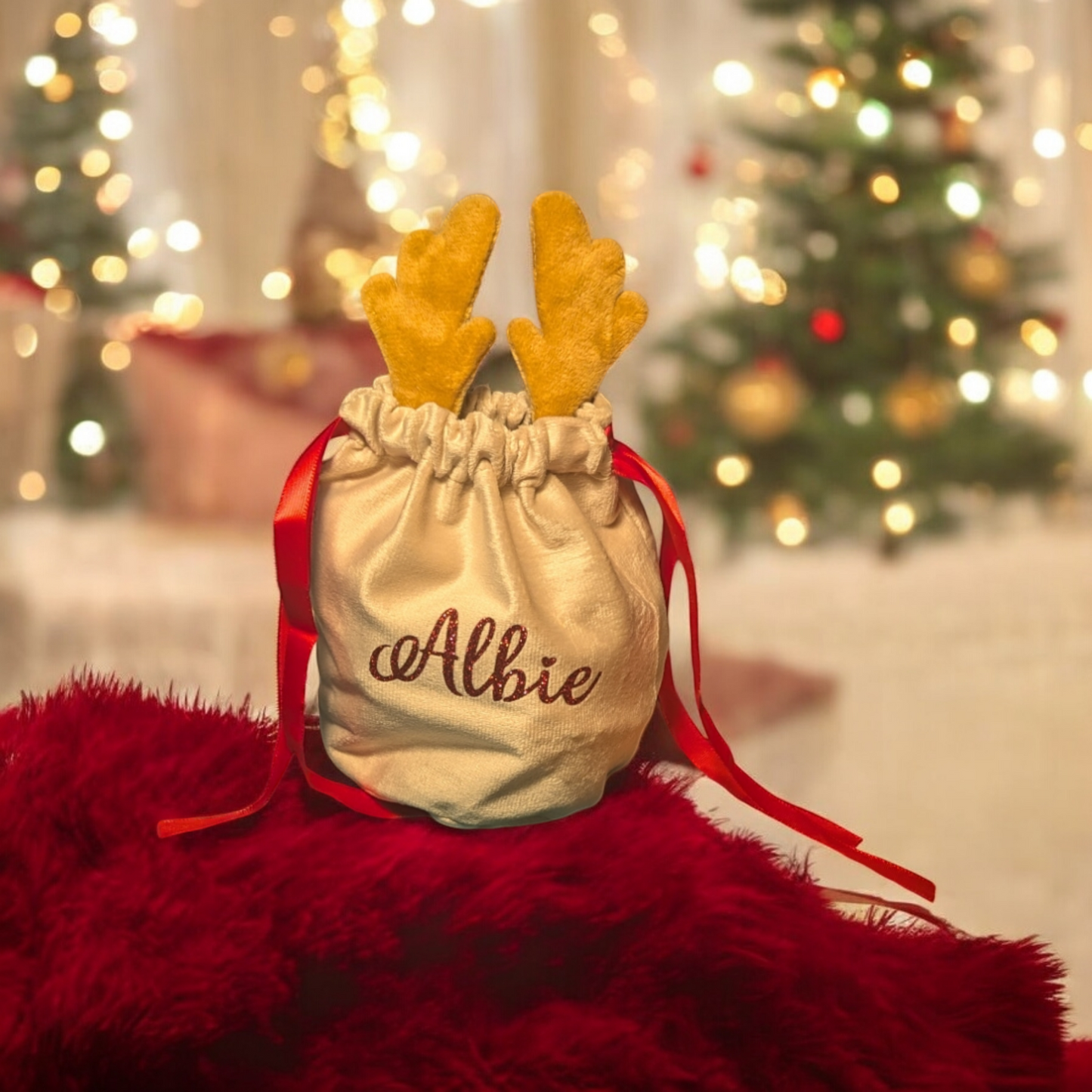 Reindeer gift bag