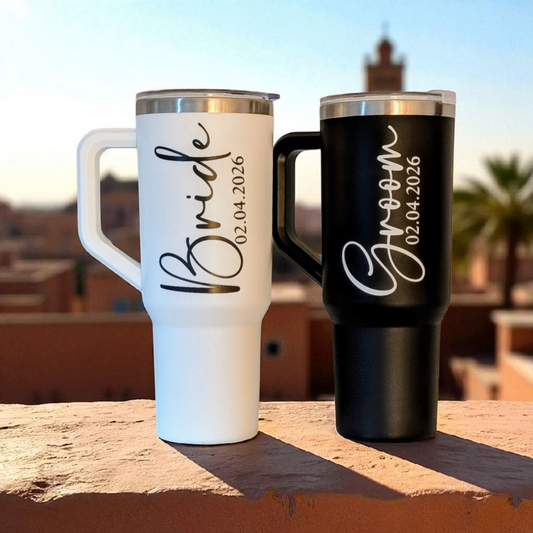 40 Oz Matching Straw Cups