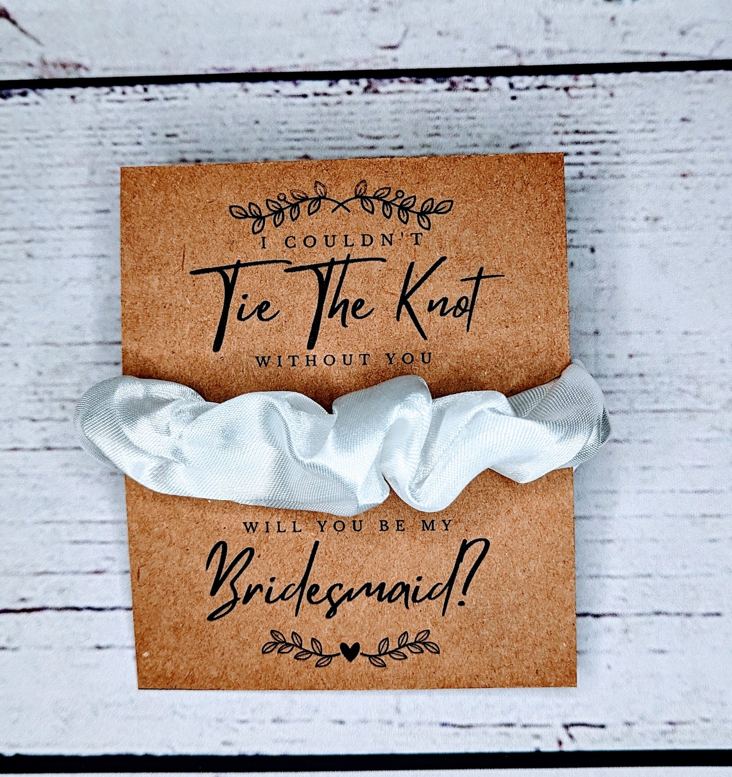 Tie The Knot Hair Scrunchie