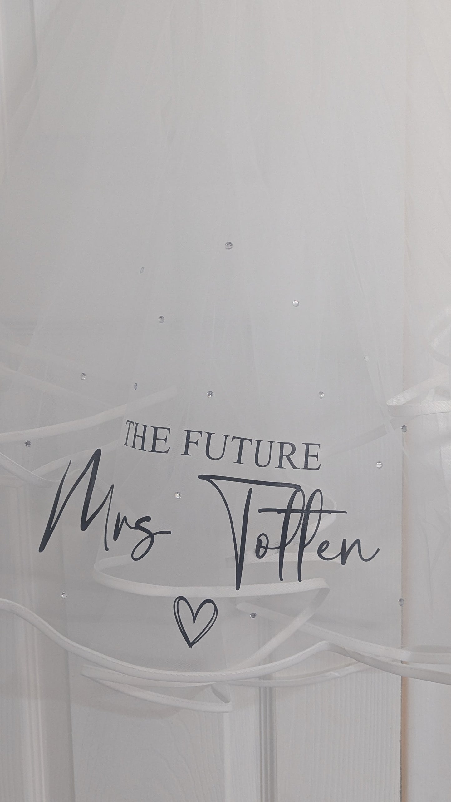 Personalised Hen Party Veil